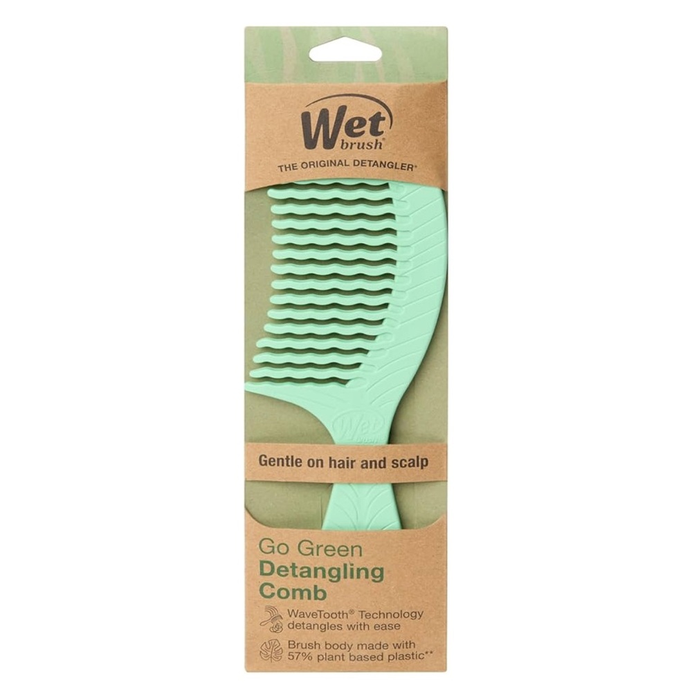 Wet Brush Go Green Tea Tree Oil Infused Treatment Comb Wide Tooth